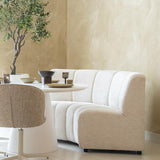 Esther bekkur round colorado beige