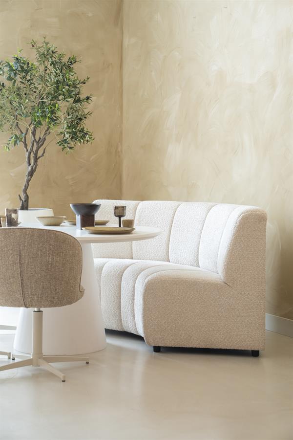 Esther bekkur round colorado beige