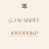 Gjafabréf Tekk 100.000kr