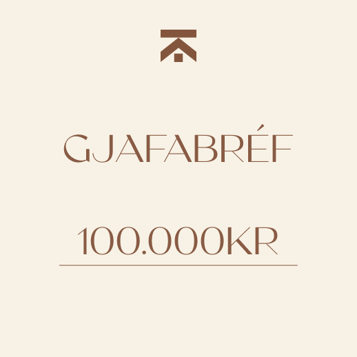 
            Gjafabréf Tekk 100.000kr