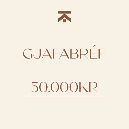 
            Gjafabréf Tekk 50.000kr