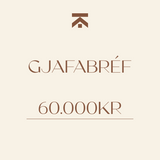 Gjafabréf Tekk 60.000kr