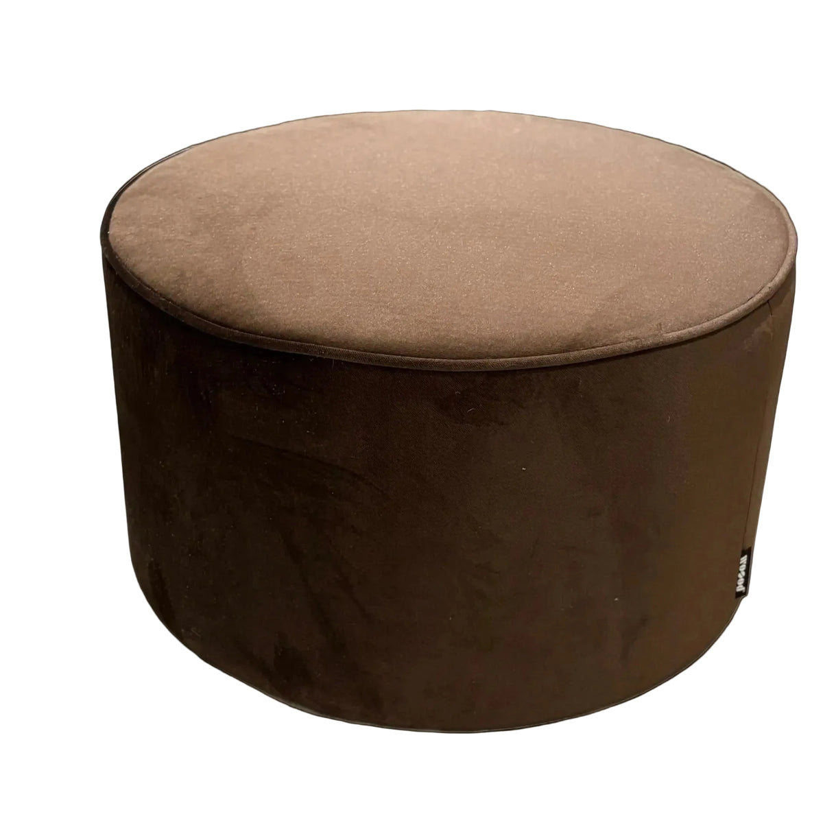 Sara skemill low velvet dark brown