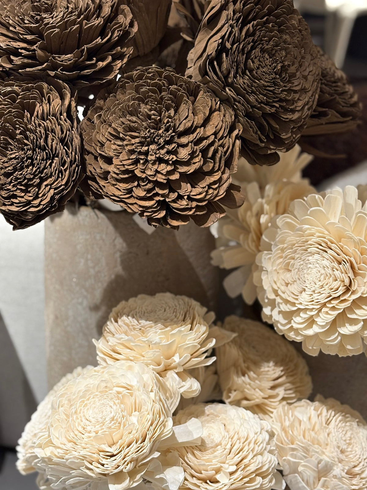 Sola flower cream 25x27x100cm