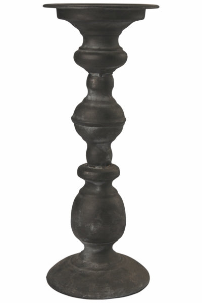 
      Kertastjaki fyrir kubbakerti , svartur , 29xø12 cm