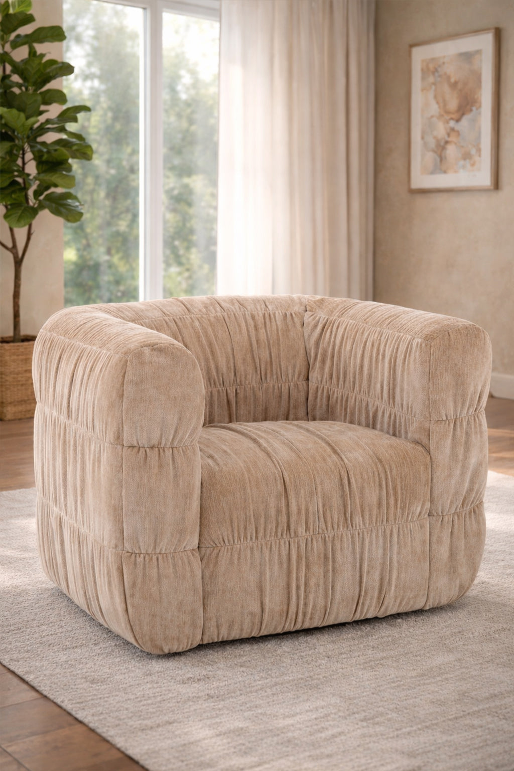 Folda hægindastóll Velore beige