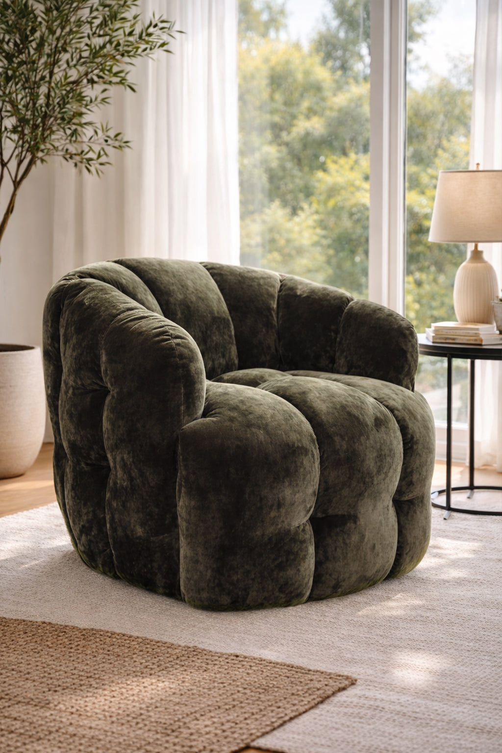 Grassa hægindastóll Velore Khaki