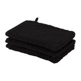 London - Washcloth - 16x22 cm - Black