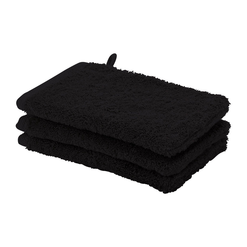 
            London - Washcloth - 16x22 cm - Black