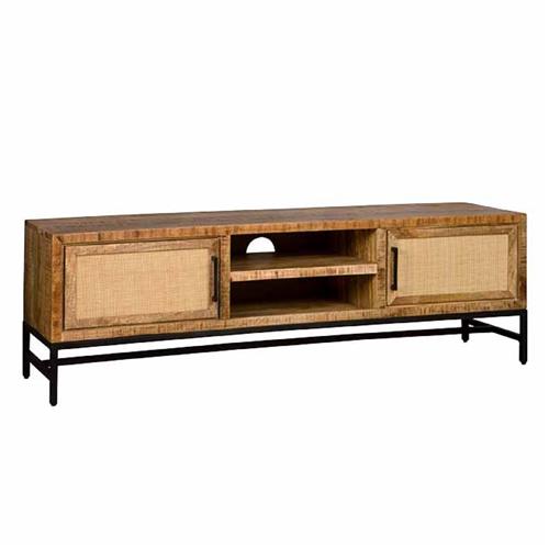 Carini TV stand natur 2drs. 160cm