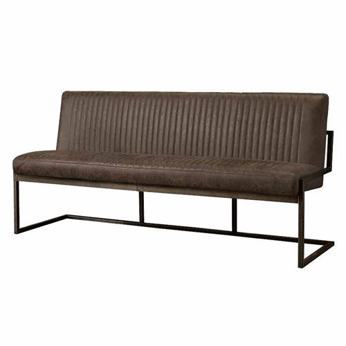 Ferro bekkur 185cm dökk brúnn