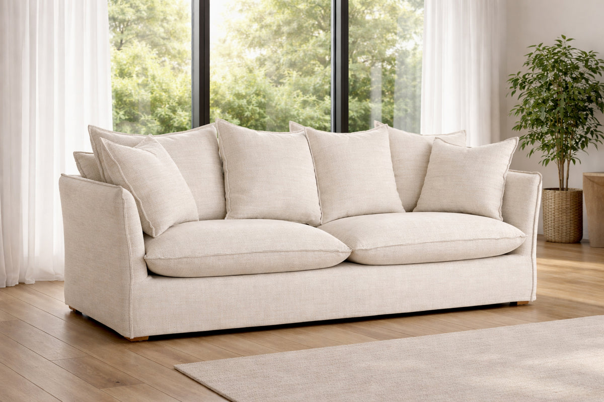 Aruba sófi 3s Lin Natural