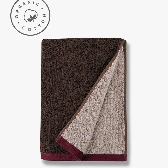 Soft handklæði 70x133 brown/sand