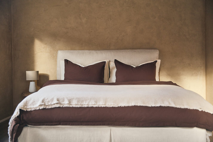 Rúmföt bómull chocolate 140x200cm