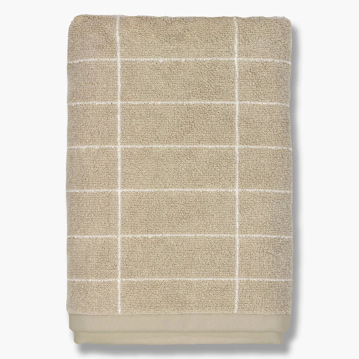 TILE STONE gestahandklæði, 2 í pakka   sand