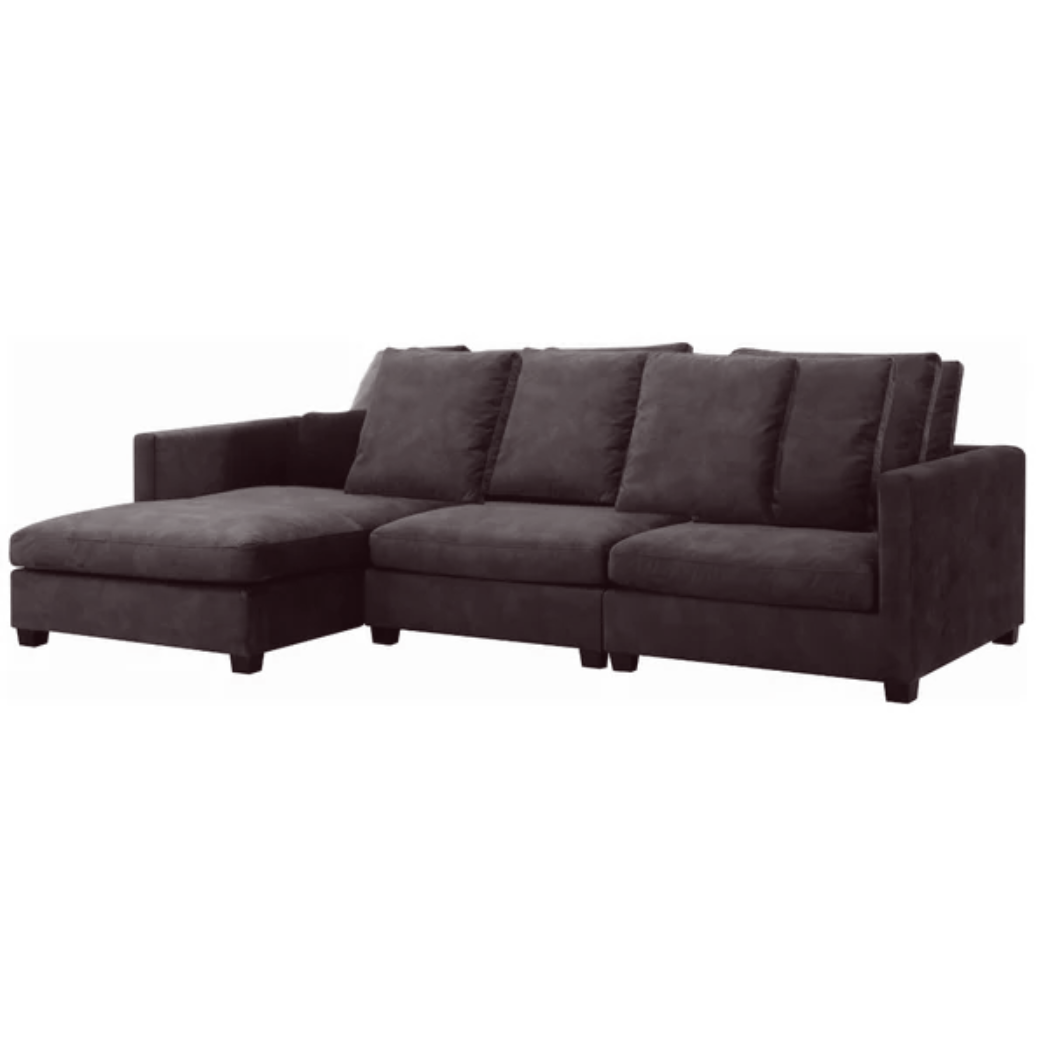 Viking chaise + 2ja adore dark grey