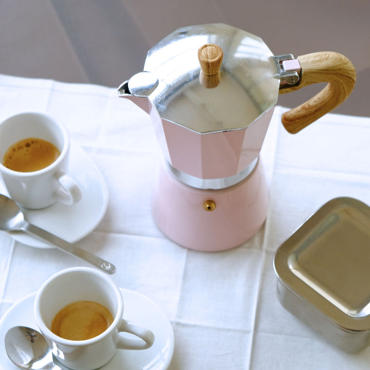 Mokkakanna 6 bollar bleik