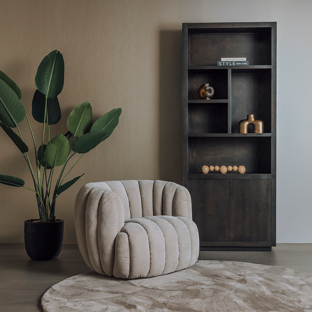 Verdi hægindastóll beige