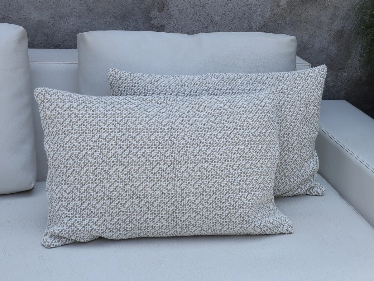 Alanya púðaver white/sand 40x60
