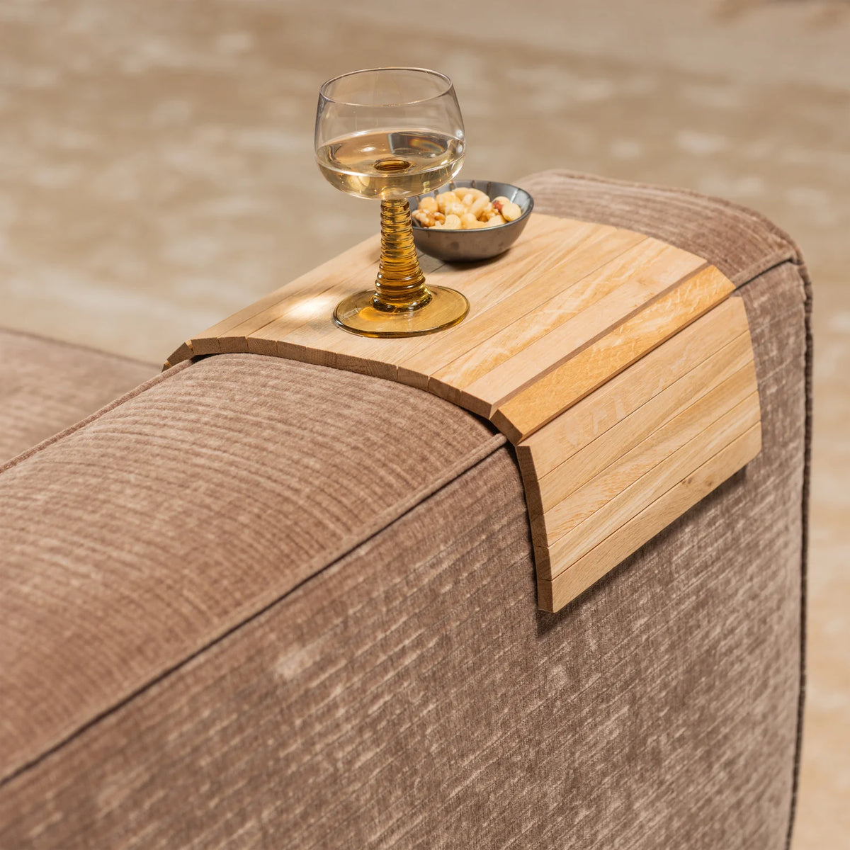 OAK TRAY. ARMREST FLEXIBLE - M