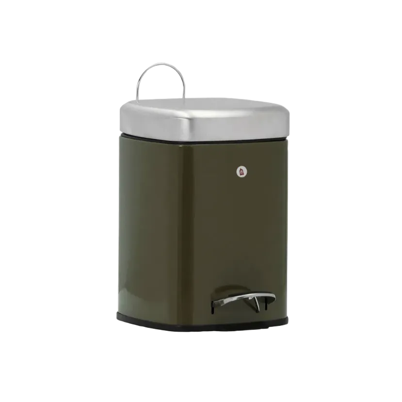 Sort ruslatunna 3L deep green