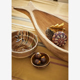 Deep wooden fish tray
