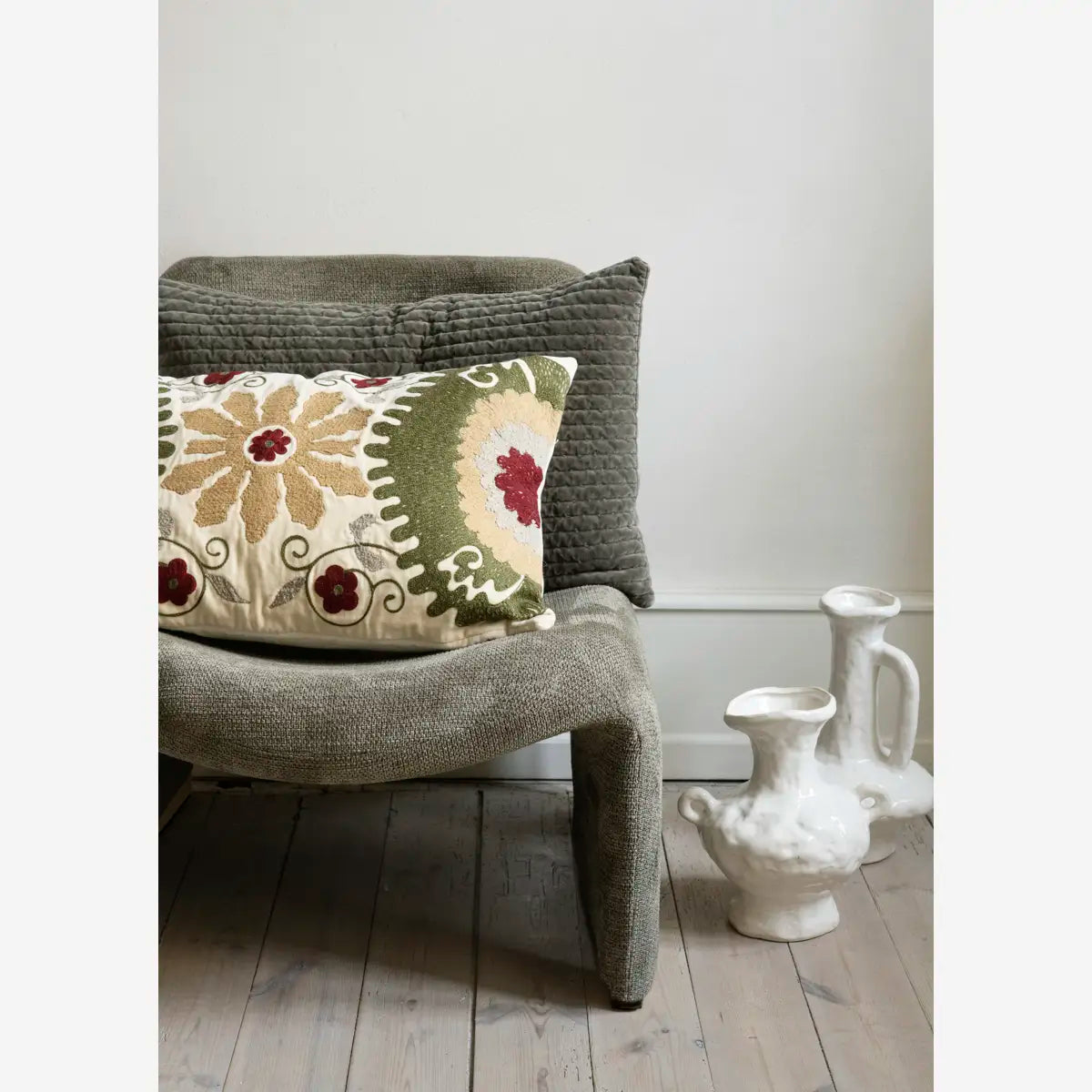 Madam velvet púði off white 40x60