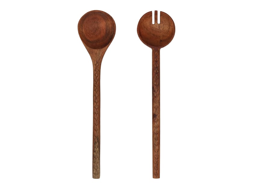 Hommage salatáhöld walnut
