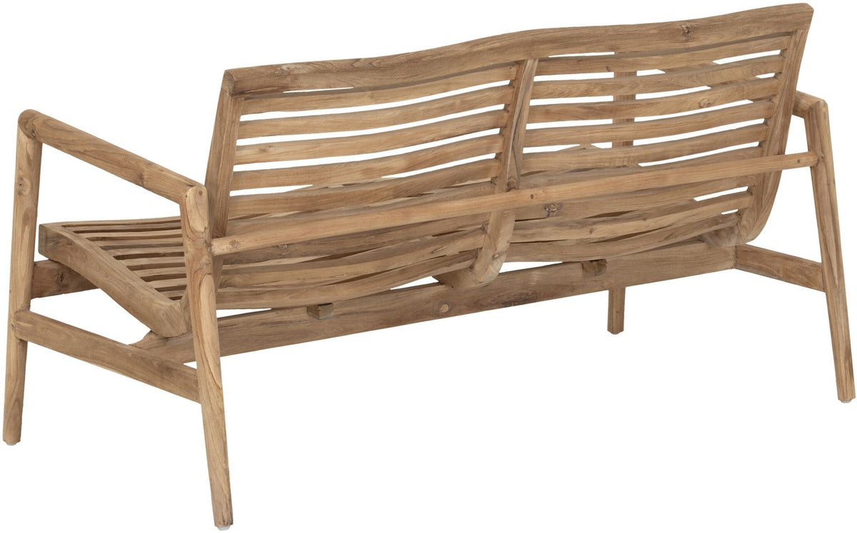 Ray úti bekkur 2 sæta teak