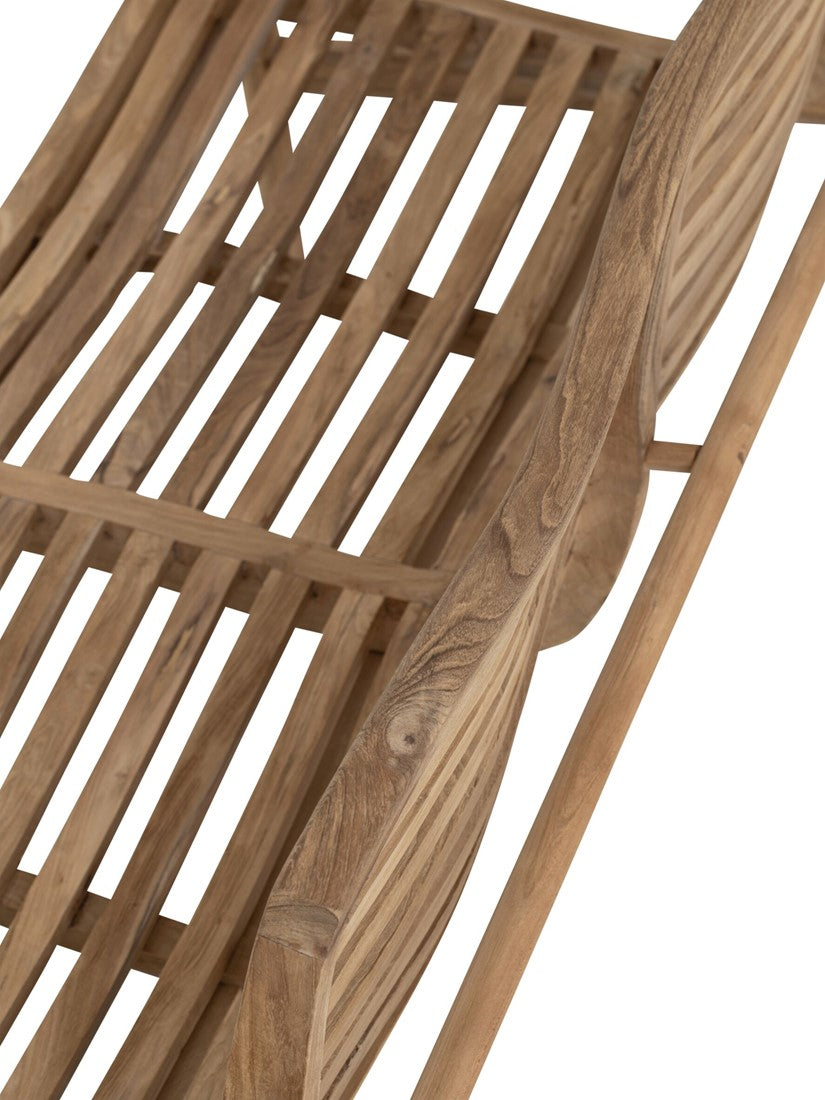 Ray úti bekkur 2 sæta teak