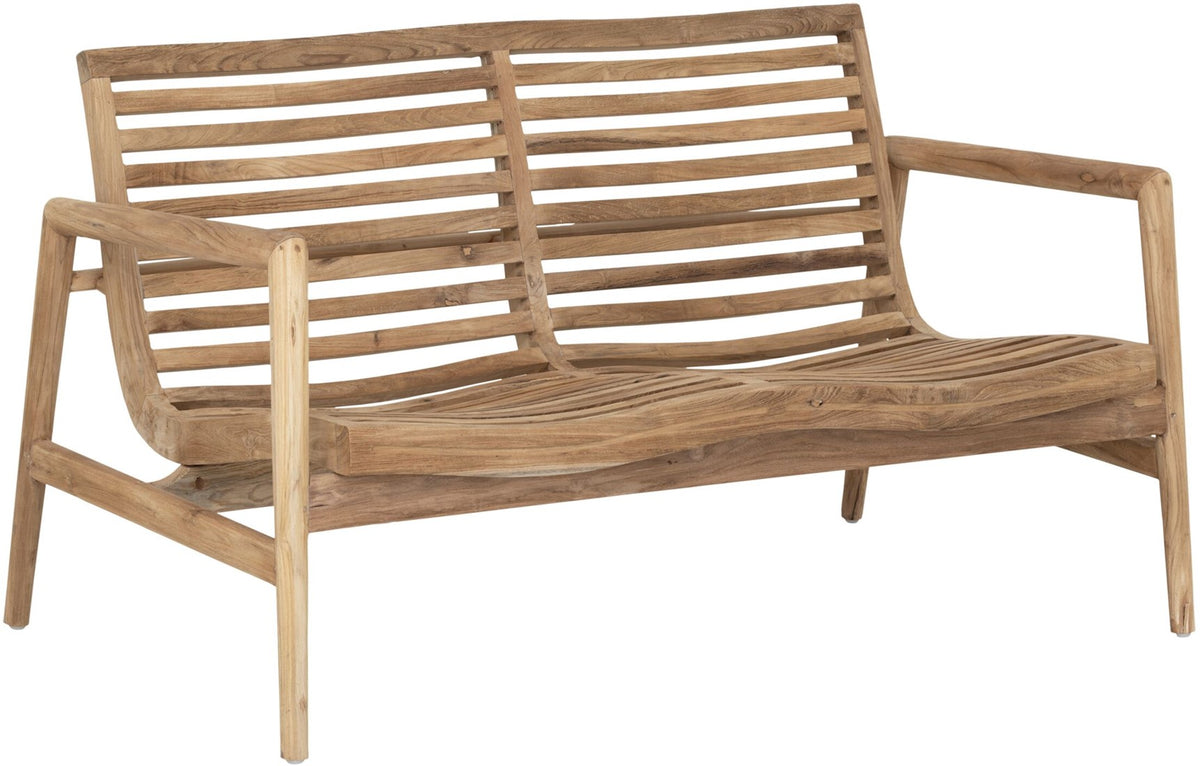 Ray úti bekkur 2 sæta teak