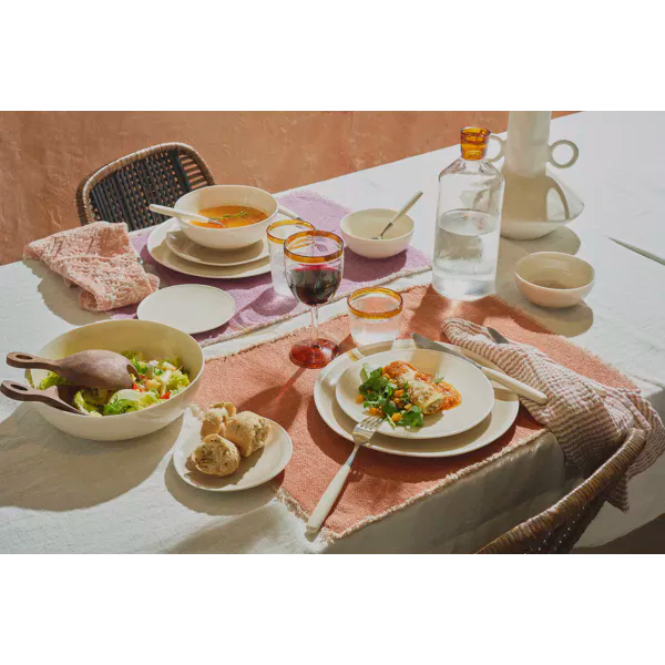 Biscotti appetizer plate greige