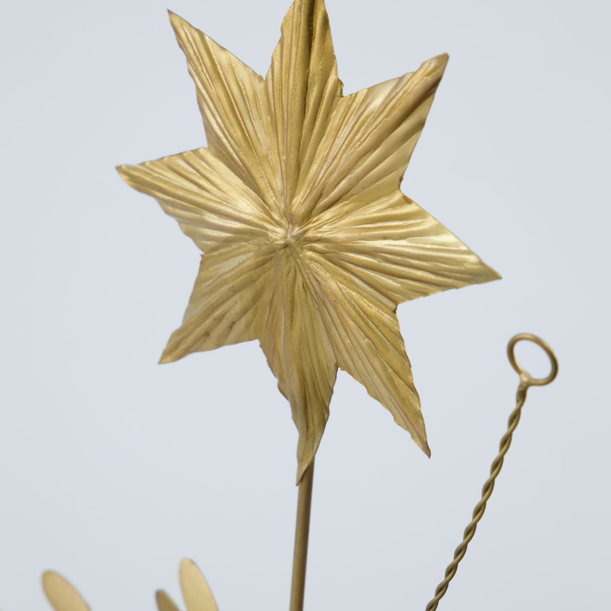 Star skrauthringur brass 28cm