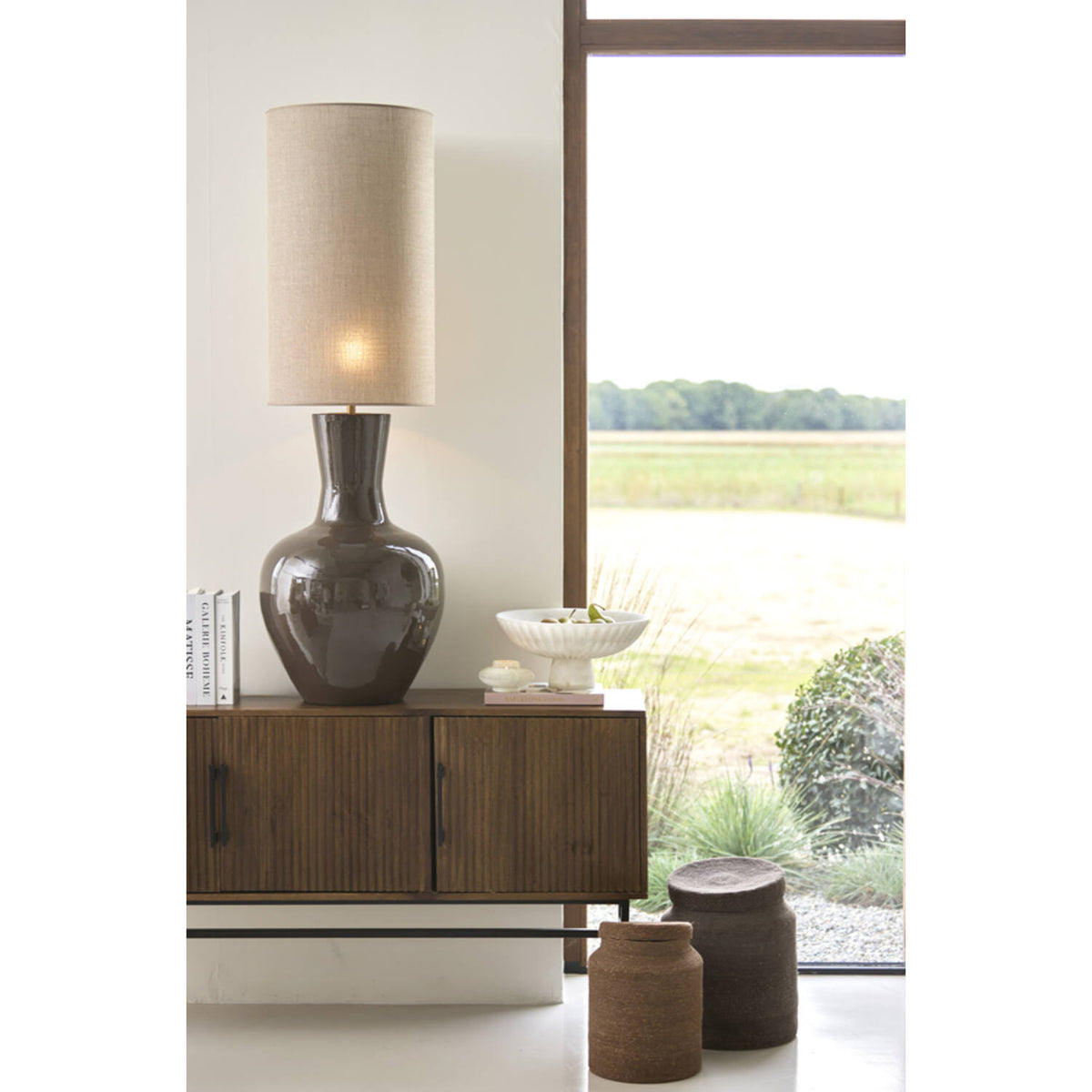 Shade cylinder 40-40-70 cm CADEN beige
