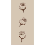 Servíettur poppy pods 16stk