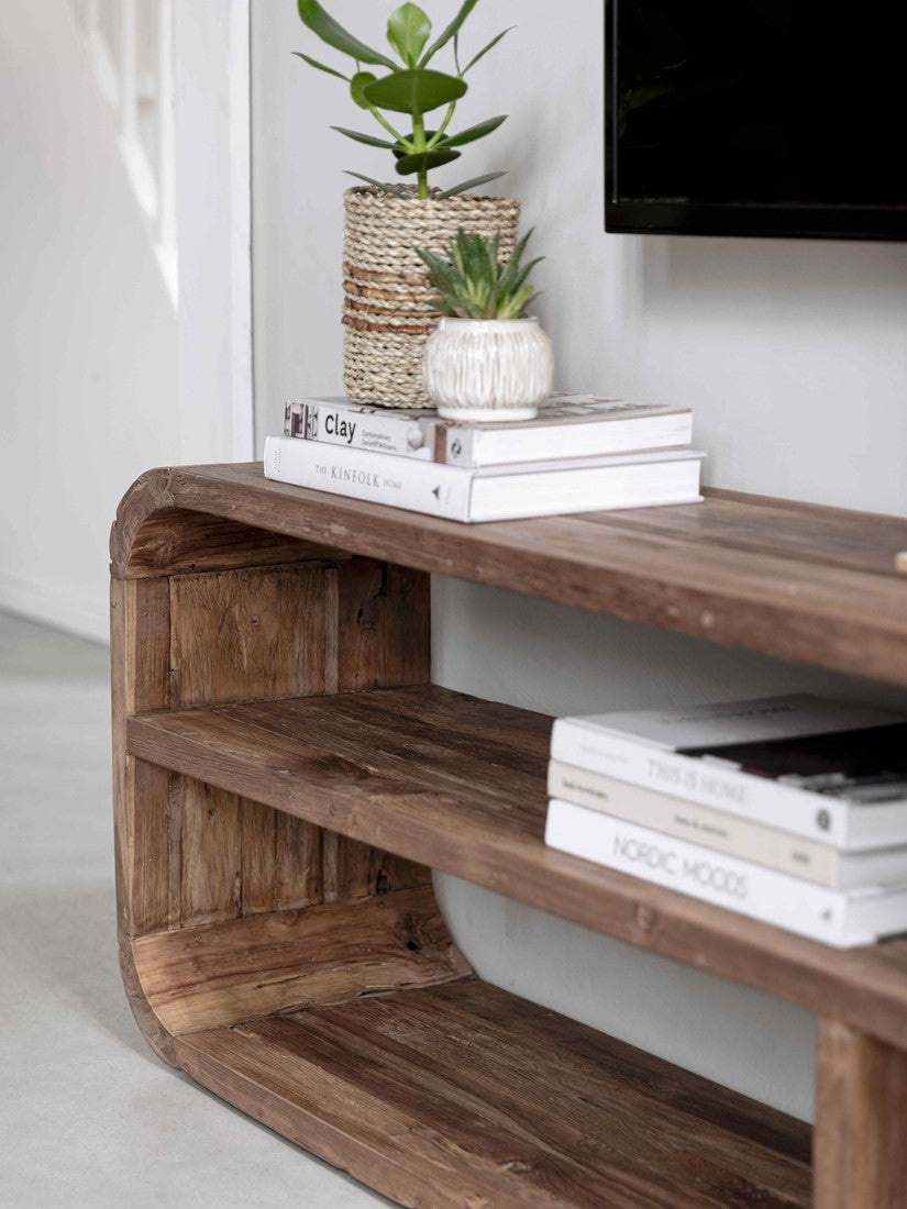 Corso sjónvarpsskenkur 180cm rustik teak