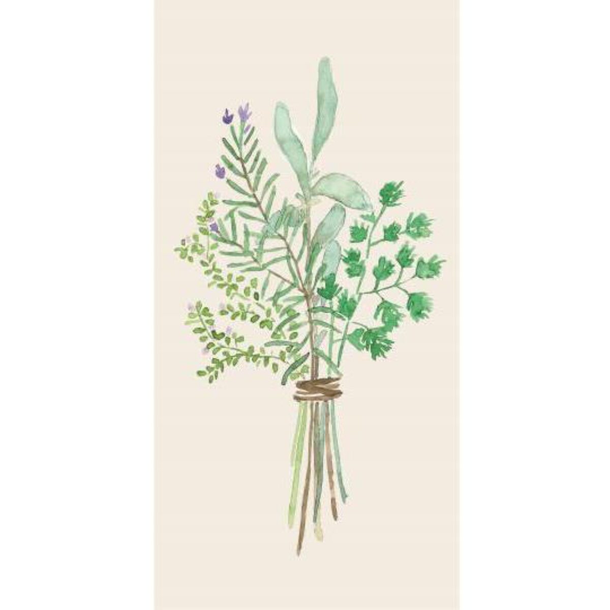 Servíettur Herb bouquet 16stk
