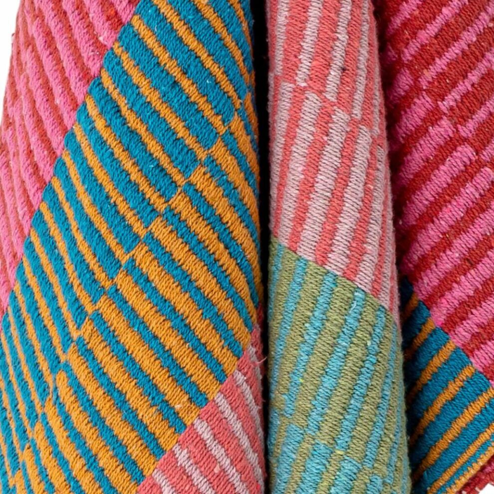 Teppi Isnel græn recycled bómull 160x130