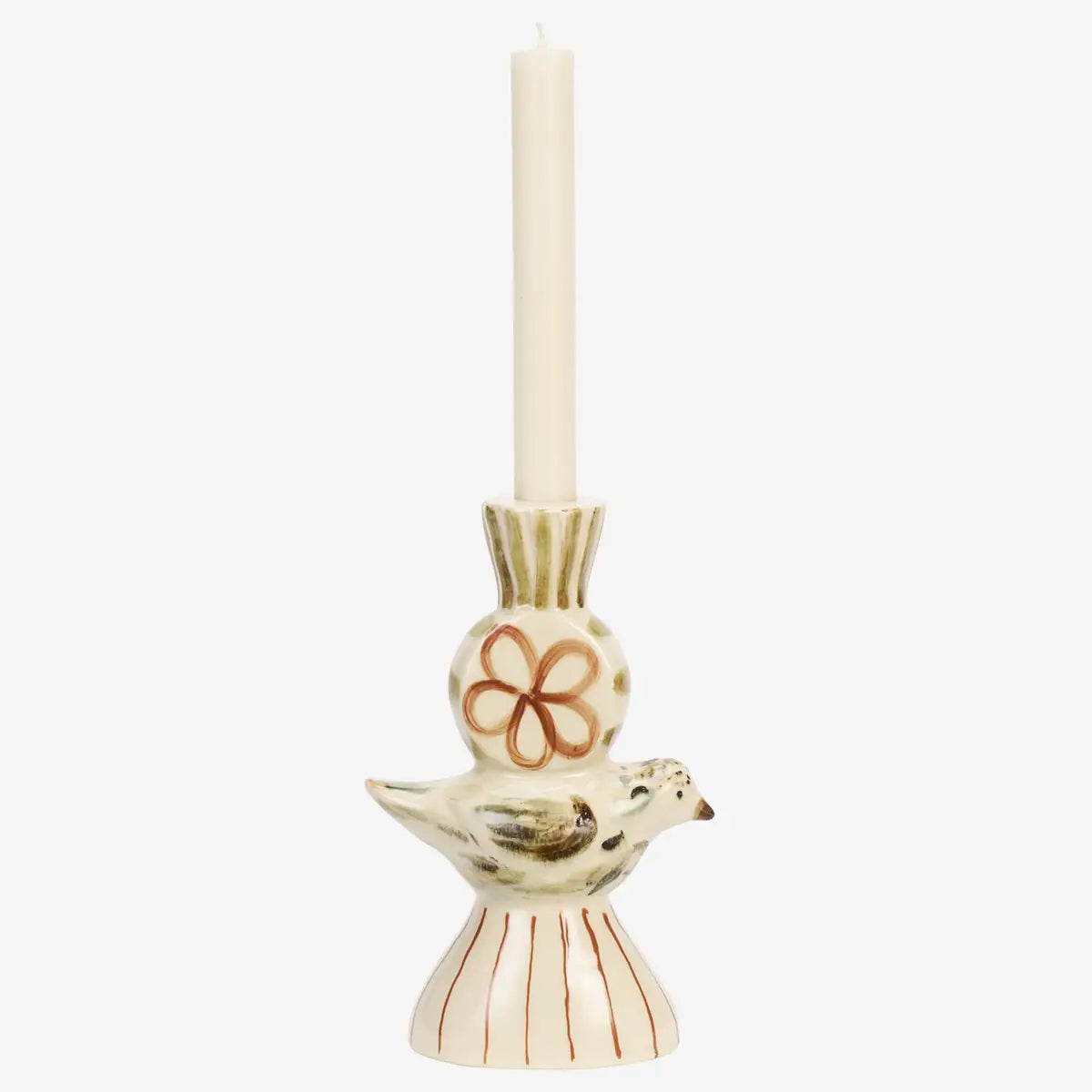 Madam bird kertastjaki off white