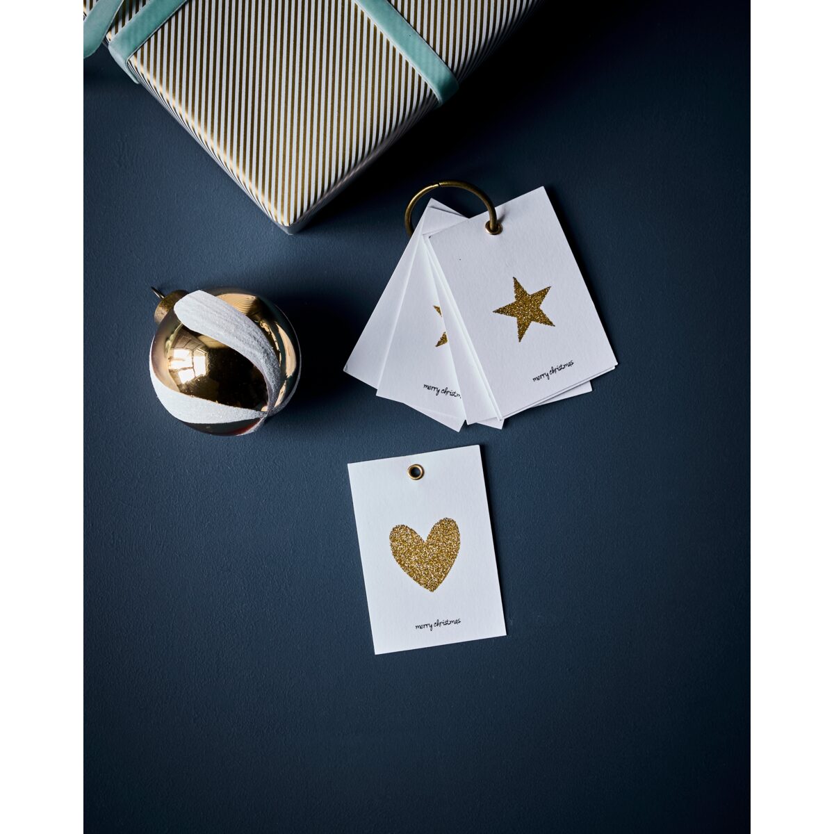 Glitr merkimiðar 12stk