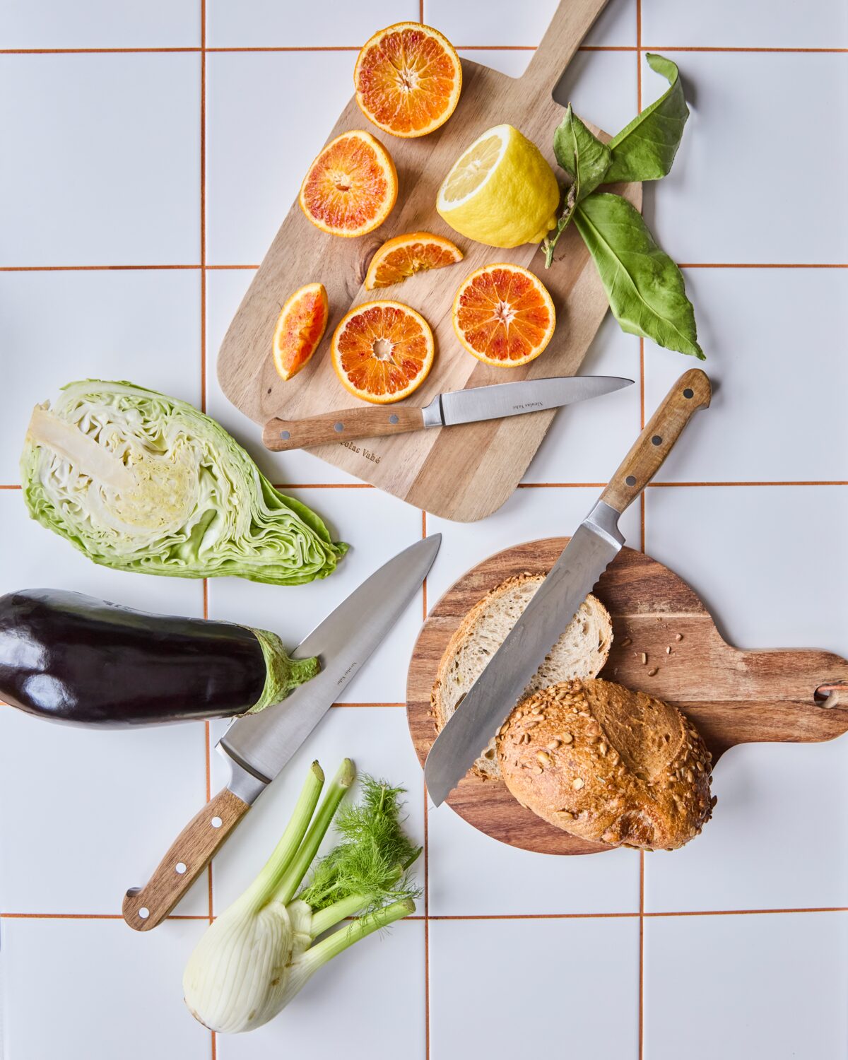 Hnífa sett á segli 3stk