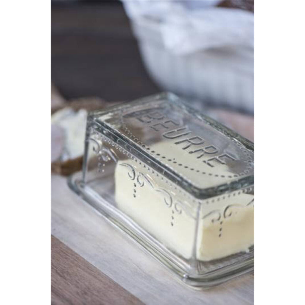 Beurre glerbox fyrir smjör