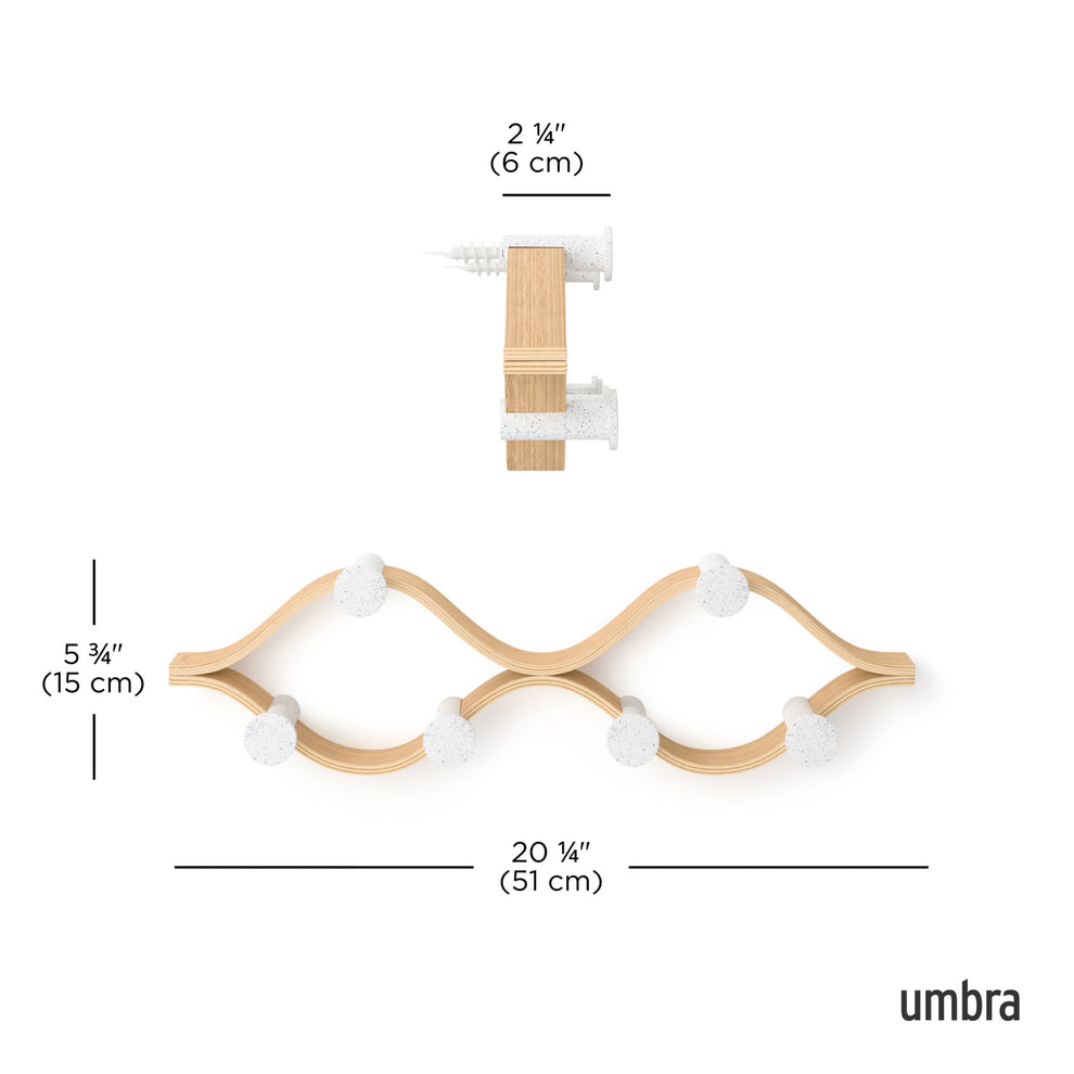 Montage snagar 6 wht/nat