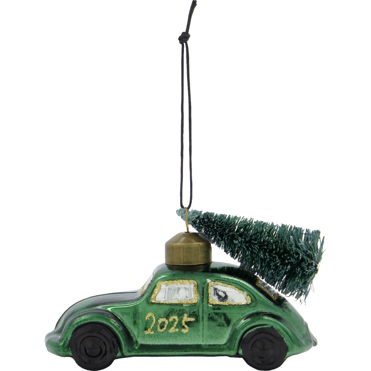 2025 bíll jólaskraut grænn