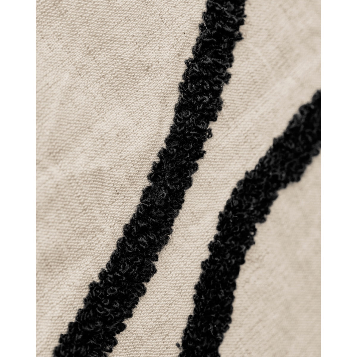 Fly púði offwhite og svart 50cm