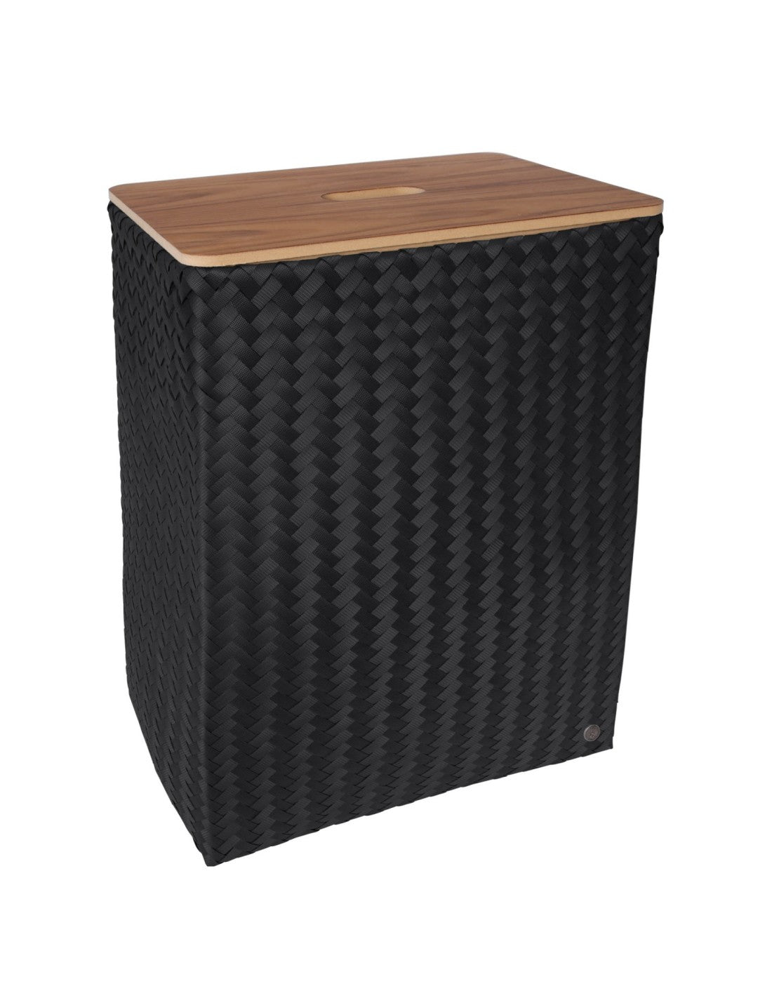 Grand þvottakarfa m loki black