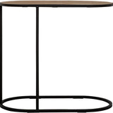 Terra tölvuborð oval teak