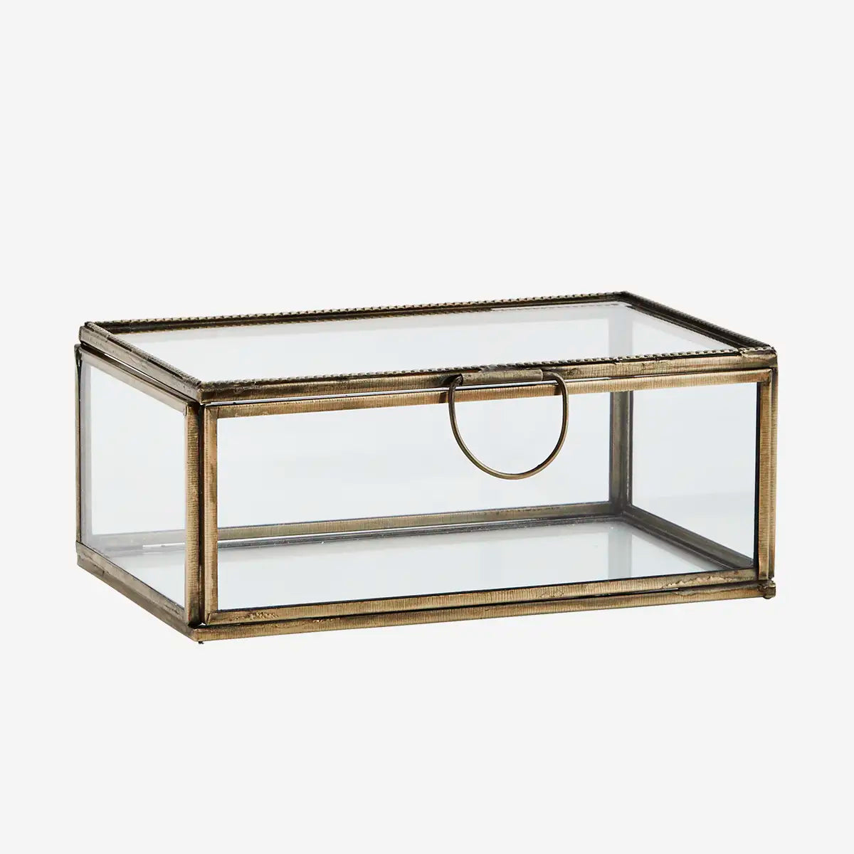 Glerbox brass 16x10x7 cm