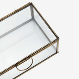 Glerbox brass 16x10x7 cm