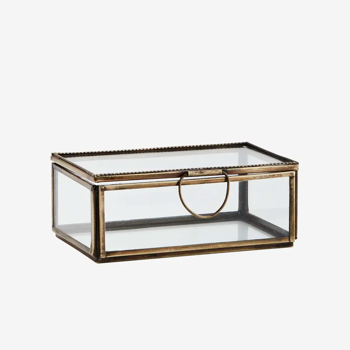 Glerbox brass 13x8x5 cm